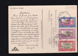 Wallis Et Futuna. Timbres Sur Carte Ionyl - Lettres & Documents