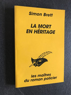 Collection LE MASQUE N° 2314  LA MORT EN HERITAGE  Simon BRETT - Le Masque