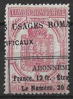 France. Timbres Pour Journaux N°9 Oblitéré . Cote 115€. - Kranten