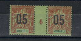 Mohélie - 5c / 20c Millésimes- (1906 )_ N°18 - Autres & Non Classés
