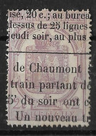 France. Timbres Pour Journaux N°7 Oblitéré. Cote 25€. - Newspapers