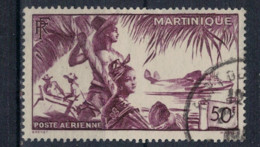 MARTINIQUE          N°  YVERT  PA 13 OBLITERE     ( OB    05/ 54 ) - Airmail