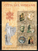 Vatican 1983 Mi# Block 6 Used - Vatican Collection: The Papacy And Art - US Exhibition (II) - Usados