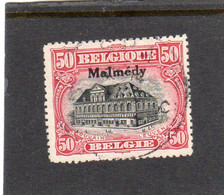 Belgique : Année 1920(Malmédy) N° 31 Oblitéré - OC55/105 Eupen & Malmédy