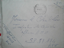 I 8 Lettre Fm - Algerienkrieg