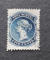 1860, Victoria, Yv 7, 5c - Gebruikt