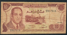 MOROCCO P57a 10 DIRHAMS 1970 #BD/35    FINE - Marokko