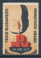 1928. BNV International Fair In Budapest. - Commemorative Sheets