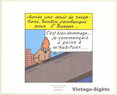 Tintin En Amérique *1 (Lithography Hergé Moulinsart 2011) - Sérigraphies & Lithographies