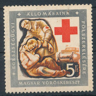 1948. Hungarian Red Cross 5Ft Stamp - Feuillets Souvenir