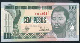 GUINEA BISSAU P11 100 PESOS 1990  #BA      UNC. - Guinea-Bissau