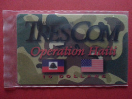 HAITI - HAI PA1 TRESCOM Blister OPERATION HAITI 10 USD Dollars MINT NSB 4/97 Army Militaria (TH0320 - Haiti