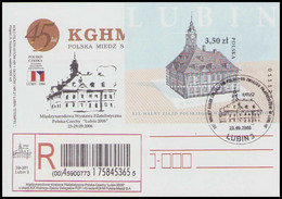 Poland 2006, Mi Bl. 173 A, Perforated Architecture City Of Lubin Congress Of PZF Delegates/cover Letter, P33 - Lettres & Documents