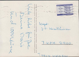 1963. FINLAND. FIELDPOST. Violet Blue. Used During Maneuvers 1963. Only 85.000 Issued. Unusual ... (Michel 8) - JF436446 - Militares