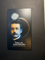 (1 Oø 12) Australian Coin On Card - Wallal Centenary (A. Einstein)  - Australia Post RRP Was $ 24.95 (limited Edition) - Dollar