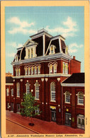 Virginia Arlington The Alexandria Washington Masonic Lodge Curteich - Arlington