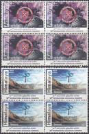 India 2022 Geology Himalaya Amethyst Environment Nature Hammer 2v Set In Block Of 4 Stamps MNH As Per Scan - Other & Unclassified