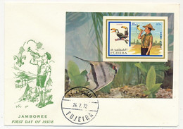 FUJEIRA - Enveloppe FDC - Jamboree 1972 - 24/7/1972 - Lettres & Documents