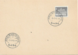 GERMANY. BERLIN. POSTMARK FREIENSTEINAU. 1963 - Maschinenstempel (EMA)