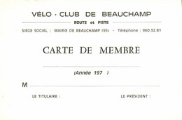 BEAUCHAMP - VELO CLUB DE BEAUCHAMP - Beauchamp