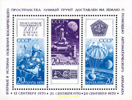 146247 MNH UNION SOVIETICA 1970 LANZAMIENTO DE LA ESTACION ESPACIAL LUNA 16 - Collections