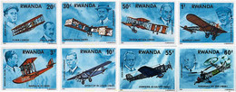 56535 MNH RUANDA 1978 PIONEROS DE LA AVIACION - 1970-1979