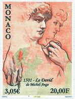 76866 MNH MONACO 2001 500 AÑOS DE LA ESCULTURA DE DAVID DE MICHELANGELO - Other & Unclassified