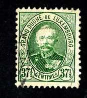 44 Lux 1893 YT 64 O Cat 3.€ (Offers Welcome!) - 1891 Adolphe Voorzijde