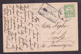 Croatia Until 1918 -  Postcard Sent From Postal Agency BREIG Via Zagreb To Topolje Near Ivanić Grada / 2 Scans - Unclassified