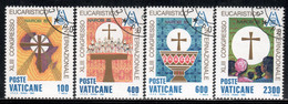 Vatican 1985 Mi# 876-879 Used - 43rd Intl. Eucharistic Congress - Usados