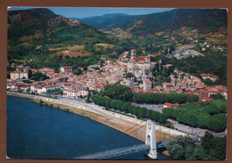 (RECTO / VERSO) LA VOULTE SUR RHONE - VUE AERIENNE - CPSM GF - La Voulte-sur-Rhône