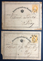 Autriche, Lot De 2 Entiers Carte-postale 1872 - (B1865) - Andere & Zonder Classificatie