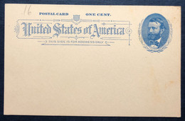 Etats-Unis - Entier-carte Neuf - (B1879) - Autres & Non Classés