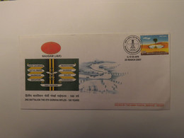 INDIA 2ND BATTALION THE 9TH GORKHA RIFLES 2007 COVER 2007 - Usati