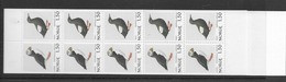 1981 MNH Norway, Booklet, Mi 829-30, Lower Margin Imperforate - Booklets