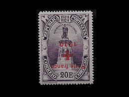 PORTUGAL PORTE FRANCO - 1930 ERROR UPSIDE DOWN SURCHARGED MNH (PLB#01-108) - Unused Stamps