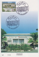 Carte Maximum  1er  Jour    MAYOTTE    La   PREFECTURE     DZAOUDZI     1999 - Other & Unclassified