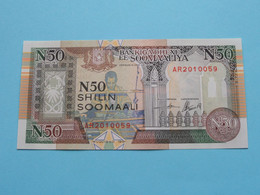 N50 Shilin (AR2010059) Muqdisho 1991 > Bankiga Dhexe Ee SOOMAALIYA ( For Grade, Please See Photo ) UNC ! - Somalia