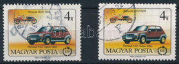 O 1986 Autó 4Ft Ezüst Színű Embléma Nélkül + Támpéldány (100.000) - Sonstige & Ohne Zuordnung