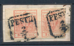 1850 3kr HP III Pár 7 Mm ívszéllel "PESTH" - Andere & Zonder Classificatie