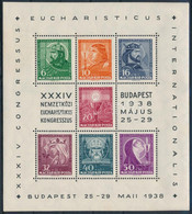 ** 1938 Eucharisztikus Blokk (10.000) (apró Ráncok / Light Creases) - Andere & Zonder Classificatie