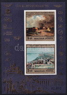 ** 1976 Festmény (XV.) - Idegenforgalom (I.) Vágott Blokk (6.000) - Sonstige & Ohne Zuordnung