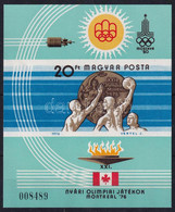 ** 1976 Olimpiai érmesek (III.) - Montreal Vágott Blokk (3.500) - Sonstige & Ohne Zuordnung