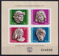 ** 1976 Bélyegnap (49.) - A MABÉOSZ X. Küldöttközgyűlése Vágott Blokk (4.000) - Sonstige & Ohne Zuordnung