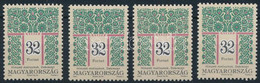 ** 1994 Magyar Népművészet (I.) 4 Db 32Ft I S Változat (12.000) - Sonstige & Ohne Zuordnung