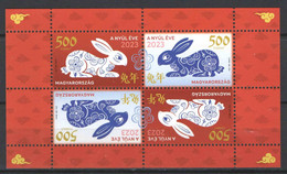 Hungary 2023. Animals / The Year Of The Rabbit Chinese Zodiac Sheet MNH (**) - Unused Stamps