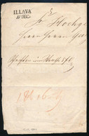 1844 Szállítólevél "ILLAVA" - Wien - Sonstige & Ohne Zuordnung