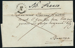 Ca 1850 Franco Levél "OROSHÁZA" - Baranya - Otros & Sin Clasificación
