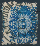 O 1873 Távírda Kőnyomat 5kr / Telegraph Stamp Mi 1 "M.K.TÁVÍRDAI ÁLLOMÁS / ZENTA" - Otros & Sin Clasificación