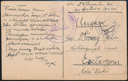 1915 Tábori Posta Képeslap Esztergomba / Field Postcard "EP SCUTARI (SCHKODRA)" - Other & Unclassified